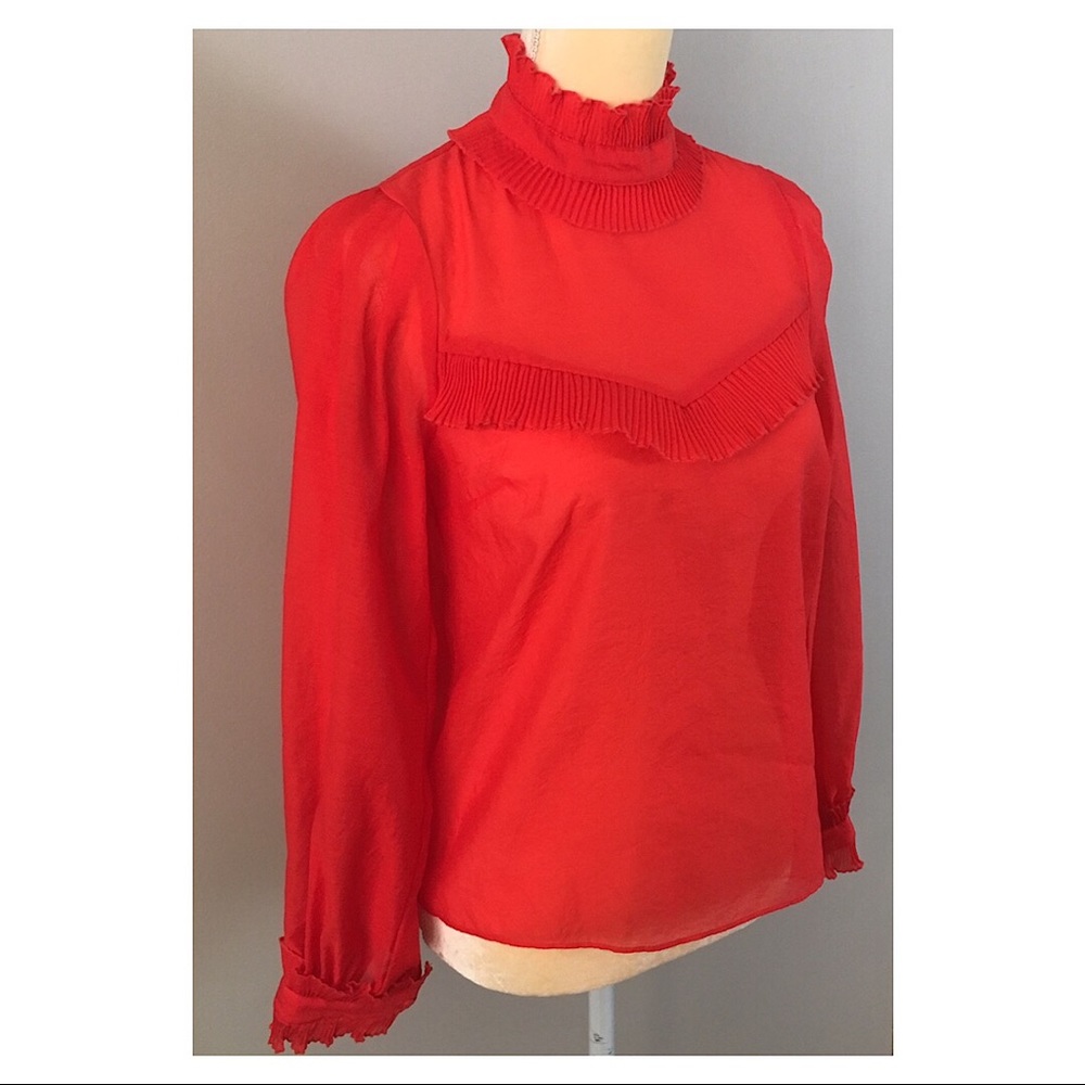 H&M Red Blouse - Picture 2 of 8